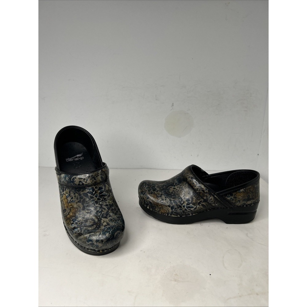 Dansko Professional Paisley Women's Clog Size 42 11-11.5 US Nurse Hospital EUC